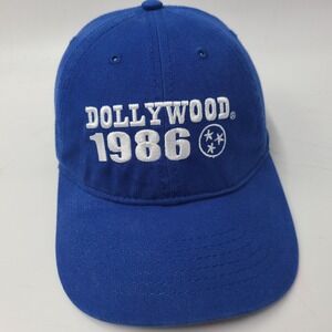 Dollywood Hat Adjustable Blue Dolly Parton Amusement Theme Park 1986 Tennessee